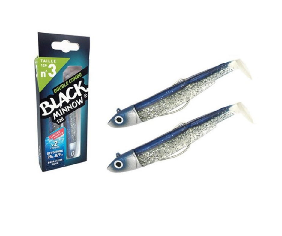 black minnow 120 barracuda blue