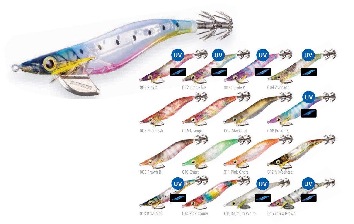 Shimano Sephia Clinch Squid Jig - 2.5 Fb - Sardine